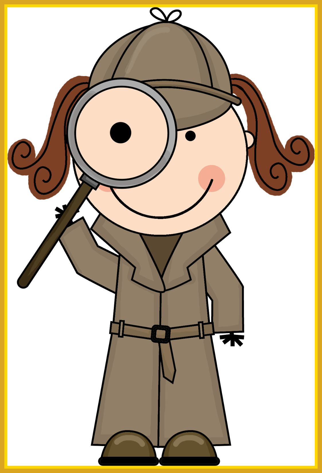 Stunning Dog Detective Clipart Hanslodge Picture Of - Detective Clipart (1123x1650), Png Download