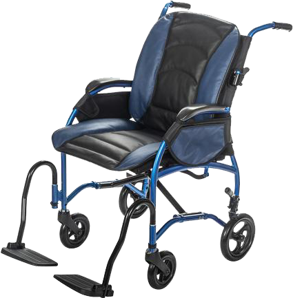 Strongback Premium Lightweight Portable Wheelchair - Wheel (600x600), Png Download