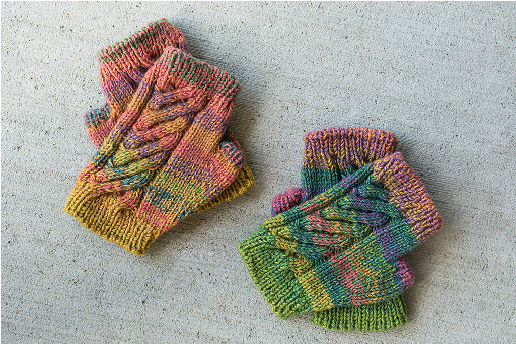 Double Rainbow Mitts - Wool (1024x1024), Png Download