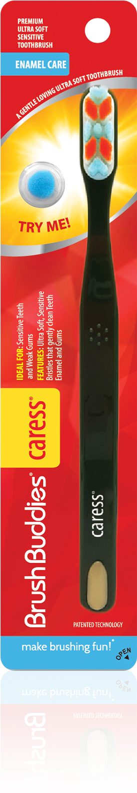 Load Image Into Gallery Viewer, Brush Buddies Caress - Brushbuddies (1299x1680), Png Download