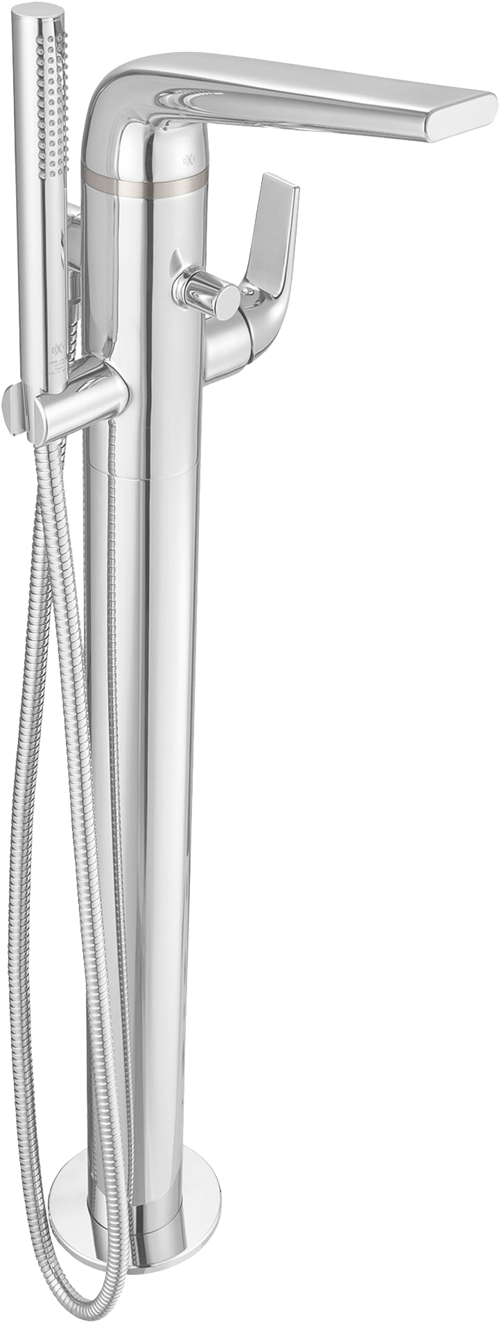 Dxv Modulus Floor Mount Tub Filler - Shower Bar (2000x2000), Png Download