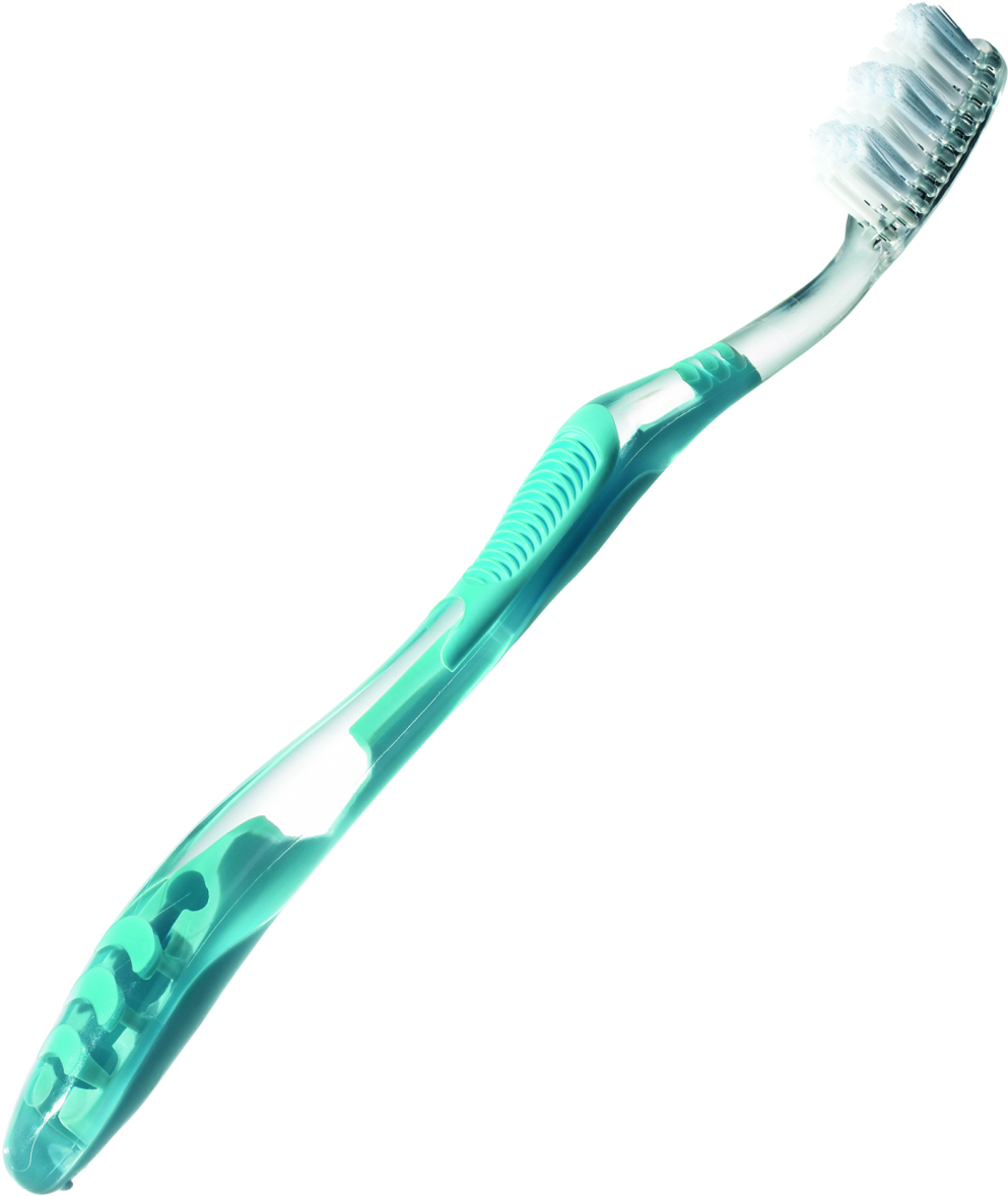 Gently Cleans And Polishes Teeth - Toothbrush (1255x1200), Png Download