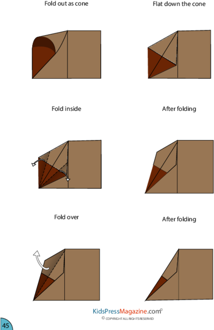 Get It Now - Paper Airplane Instructions F 14 (500x707), Png Download