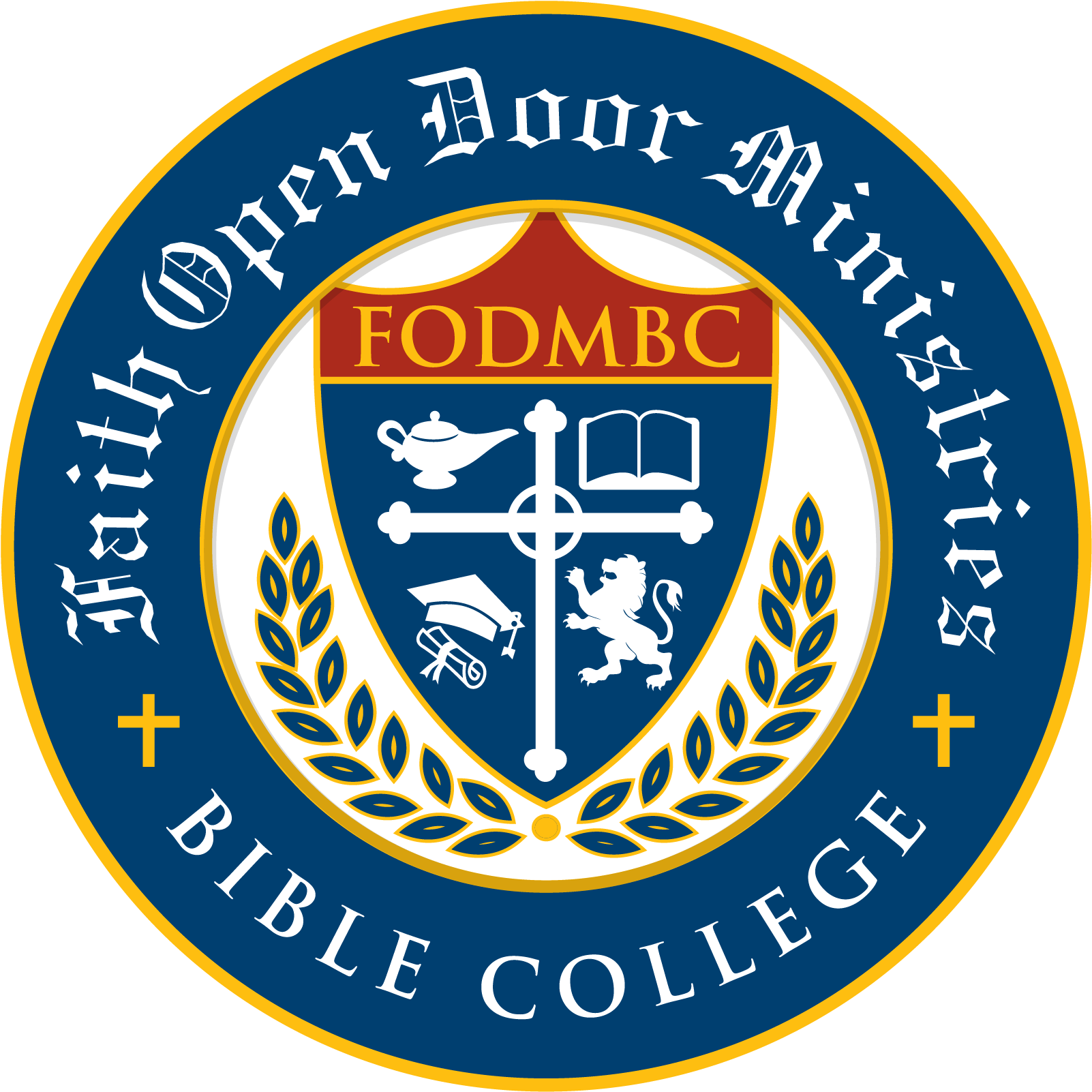 Sk Ol James Robinson Faith Open Door Final Logo - Emblem (1667x1667), Png Download