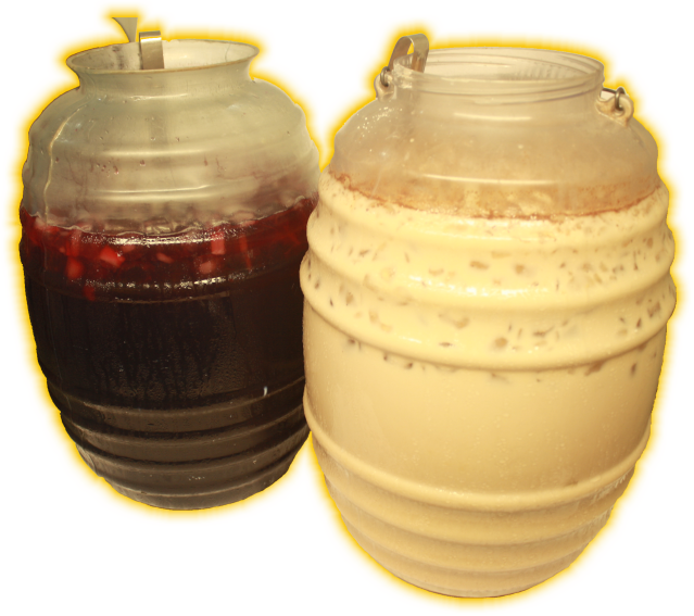 Aguas Frescas - Aguas Frescas Horchata Y Jamaica (639x567), Png Download