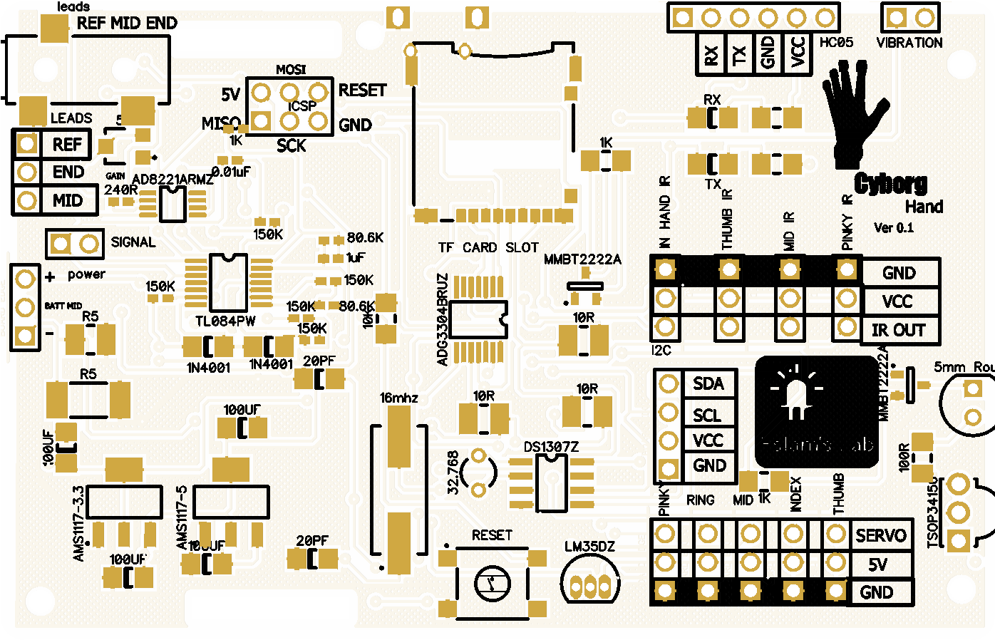 Cyborg Hand Ver - Illustration (1396x898), Png Download