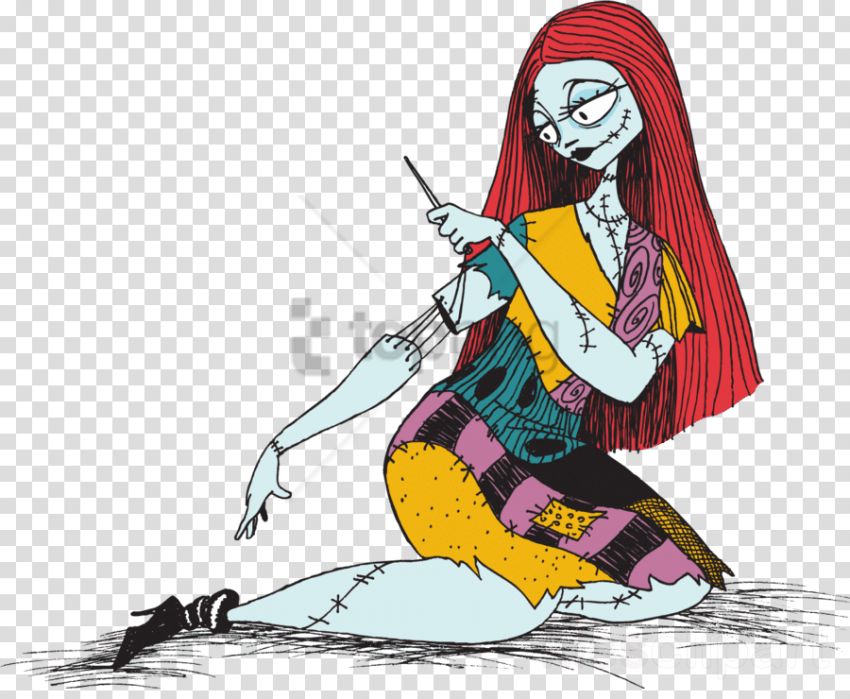 Free Png Download Sally Nightmare Before Christmas - Sally Nightmare Before Christmas Clipart (850x699), Png Download