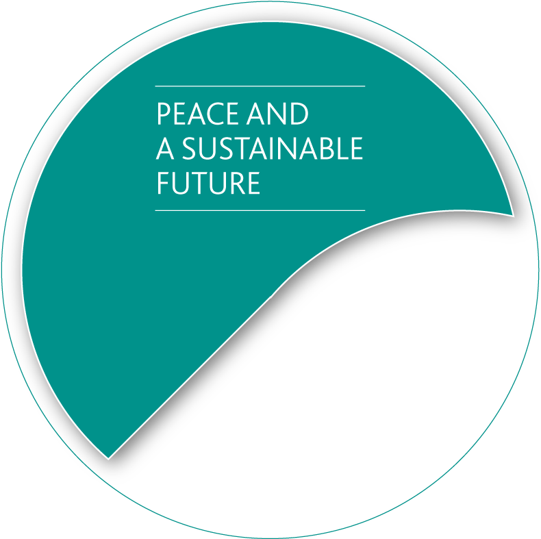 Peace And A Sustainable Future - Smart Objectives (800x791), Png Download
