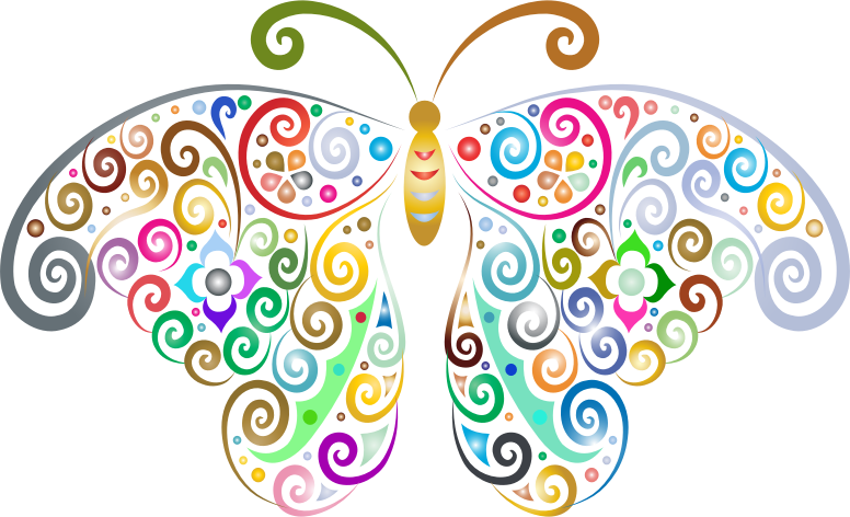 Medium Image - Butterfly Clipart With Transparent Background (776x472), Png Download
