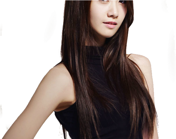Model Png Transparent Images - Long Straight Hair 2018 Korean (640x480), Png Download