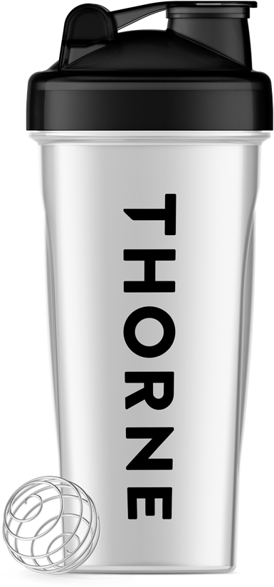 Thorne Shaker Bottle 20 Oz - Water Bottle (1000x1000), Png Download