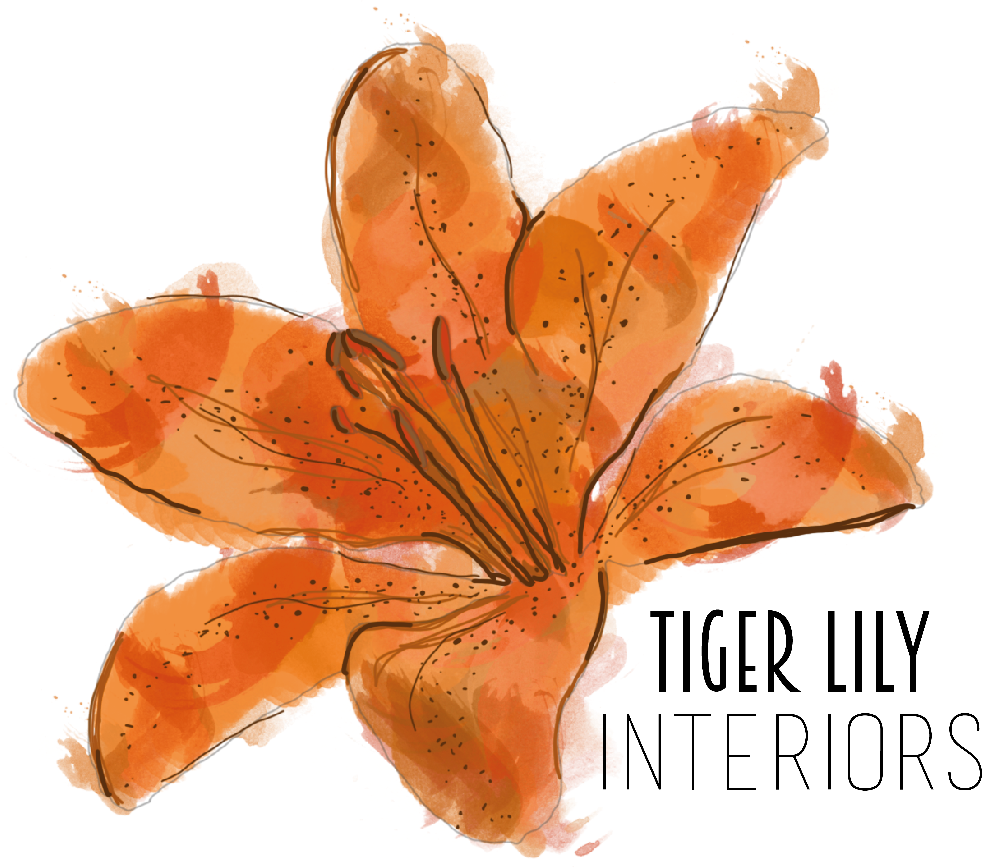 Orange Lily (4530x4289), Png Download