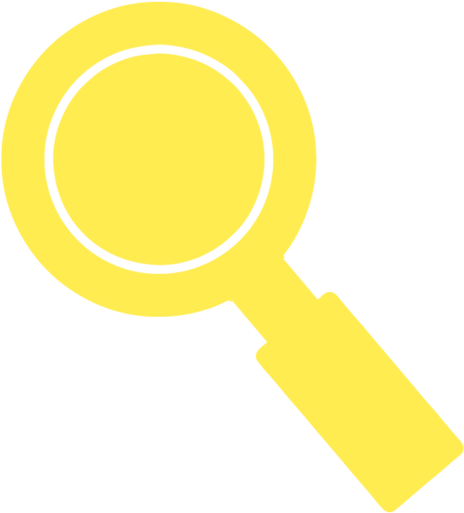 Black Magnifying Glass - Circle (750x750), Png Download