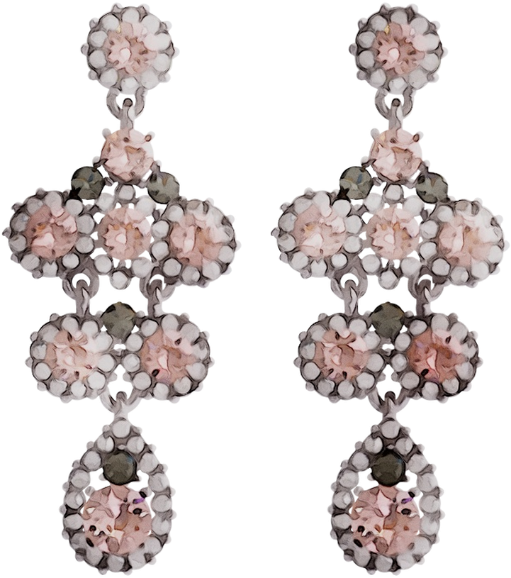 Ag Gold Jewellery Earring Swarovski Silver Clipart - Lily And Rose Miss Kate Silk (1180x1180), Png Download