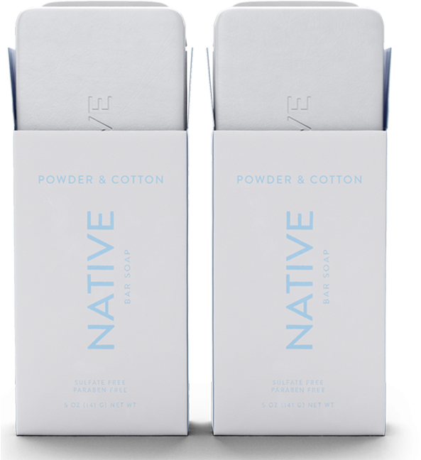 Powder & Cotton Women's Bar Soap - Case (620x722), Png Download