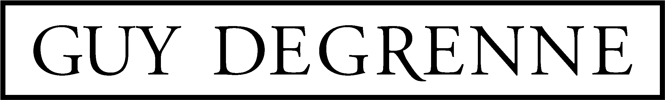 Guy Degrenne Logo Black And White - Symbols (2400x2400), Png Download