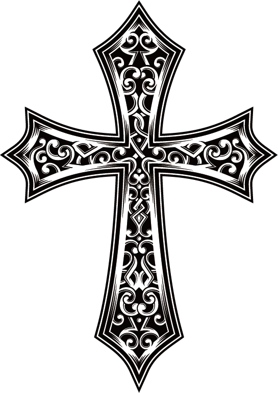Vector Cross Illustration Stock Free Frame Clipart - Celtic Cross Tattoo (545x769), Png Download