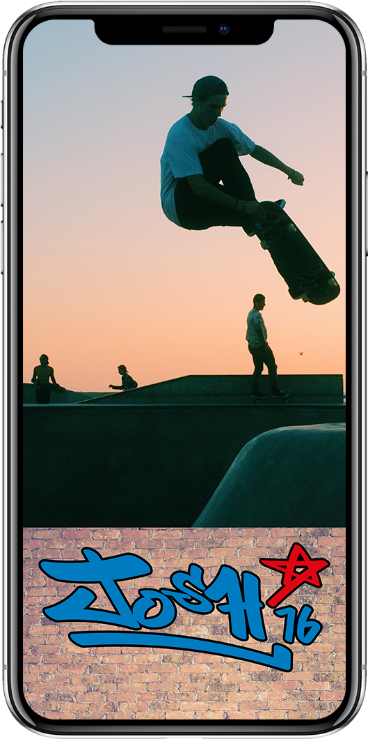 Graffiti Art Custom Filter - Skateboarding Park (1080x1080), Png Download