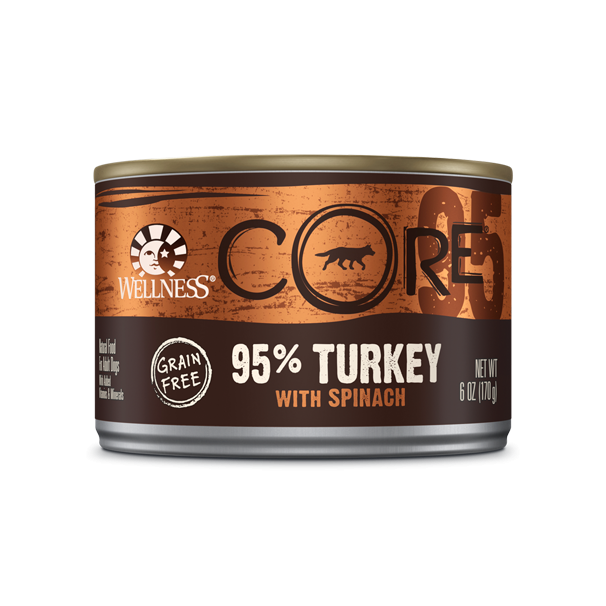 Wellness Core 95% Turkey And Spinach 6 Oz - Chocolate (606x606), Png Download