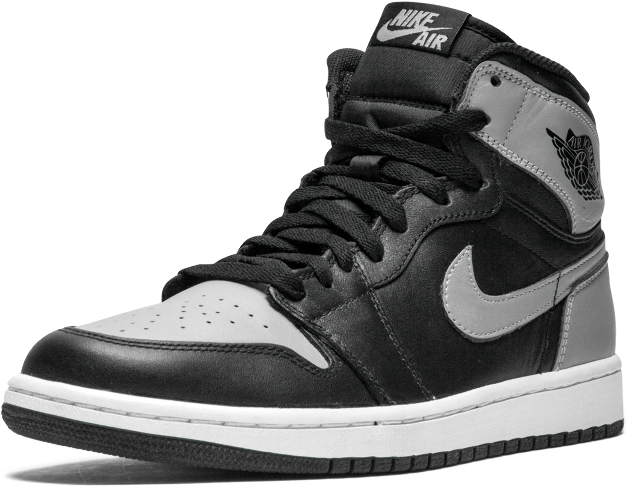 Air Jordan 1 Retro High Og Shadow (1000x600), Png Download