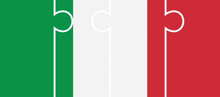Italy Milan - Graphic Design (891x393), Png Download