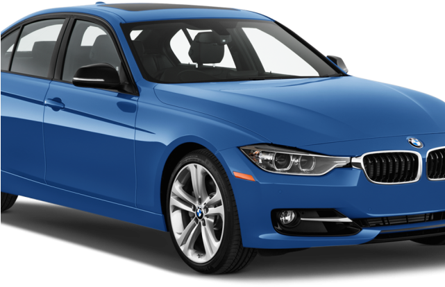Blue Car Clipart Back Car - Avis South Africa Bmw (640x480), Png Download