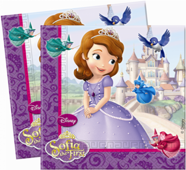 Cervilletas Princesa Sofia (650x1039), Png Download