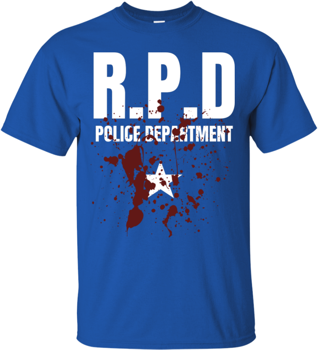 Rpd Police Department Cotton T-shirt - T-shirt (1155x1155), Png Download