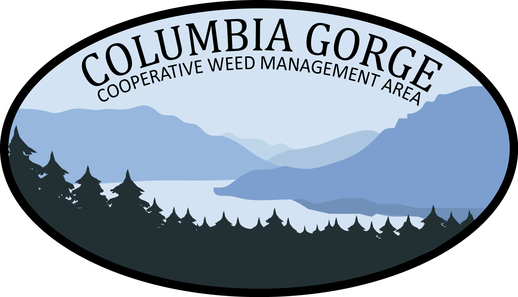Columbia Gorge Logo - Columbia River Gorge Clipart (1806x1038), Png Download
