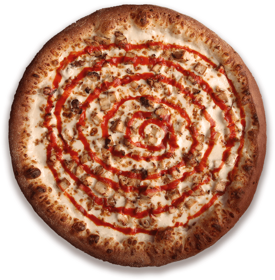 Buffalo Chicken Pizza - Fast Food (1000x1000), Png Download