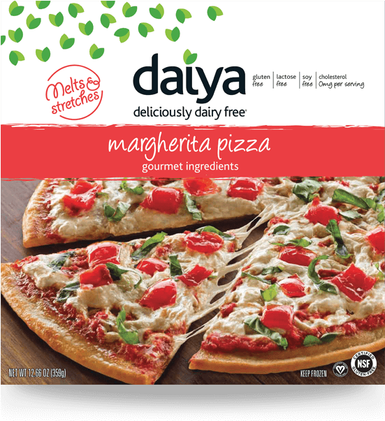 Daiya Frozen Pizza - Daiya Margherita Pizza (550x700), Png Download