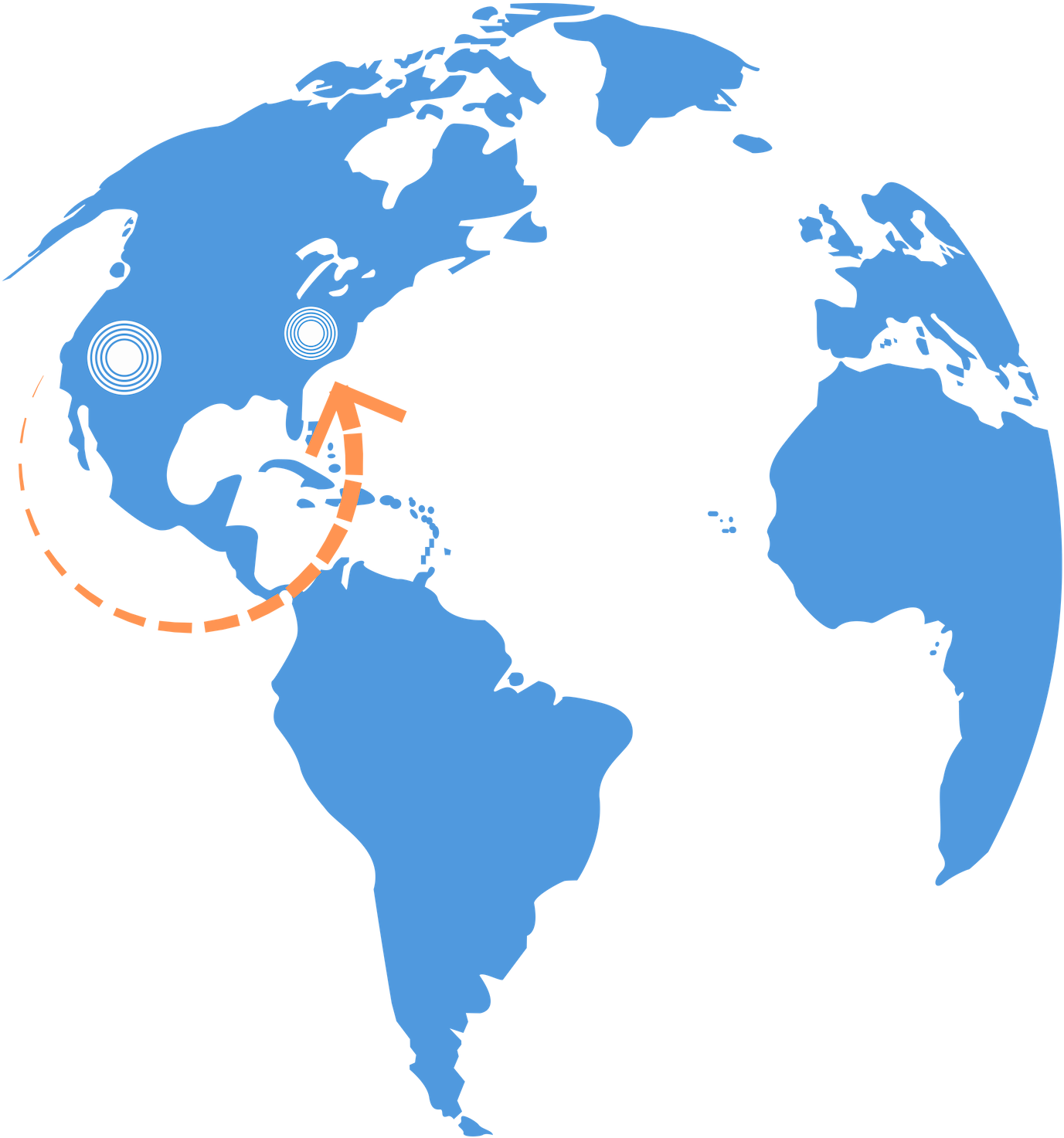 Graduate Insights & Records - Left And Right Politics World Map (2500x1700), Png Download