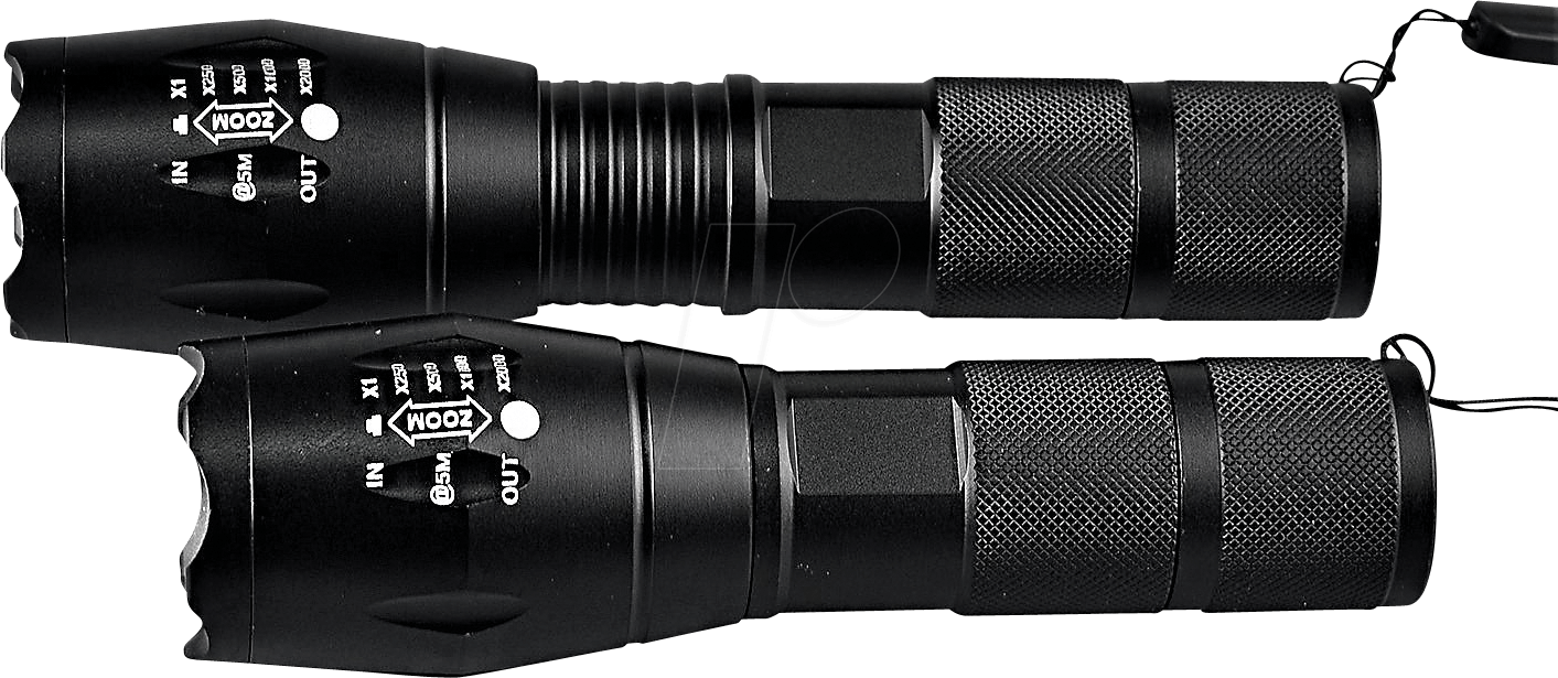 Led Flash Light, 1000 Lm, Zoom, 5 Mode, 3xaaa - Canon Ef 75-300mm F/4-5.6 Iii (1413x615), Png Download