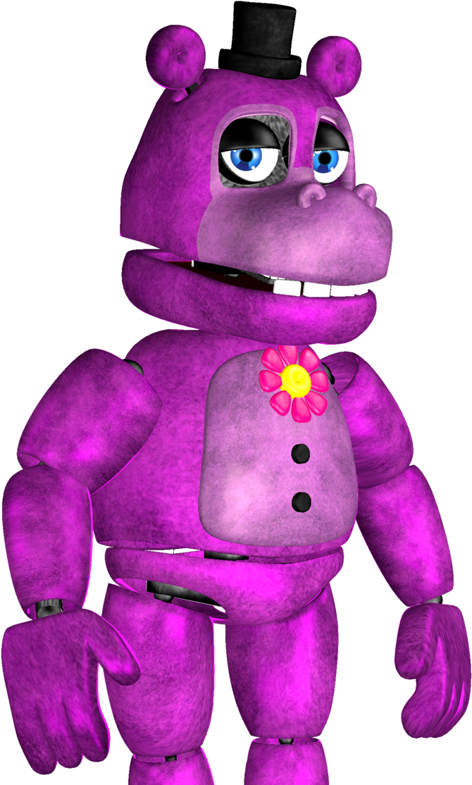 Hippo [render] By Arrancon - Fnaf Mr Hippo Sfm (670x1114), Png Download