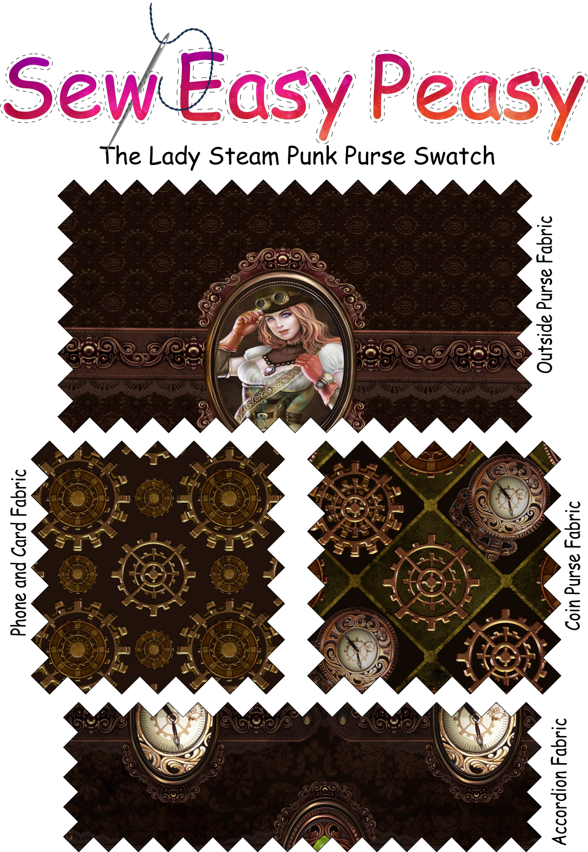 The Lady Steampunk Purse - Children's Day (1164x1688), Png Download