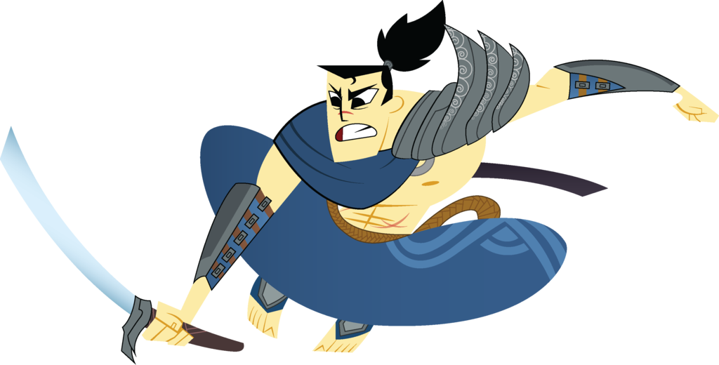 League Of Legends,лига Легенд,фэндомы,samurai Jack,yasuo,crossover - Yasuo Gif Transparent Background (1024x520), Png Download