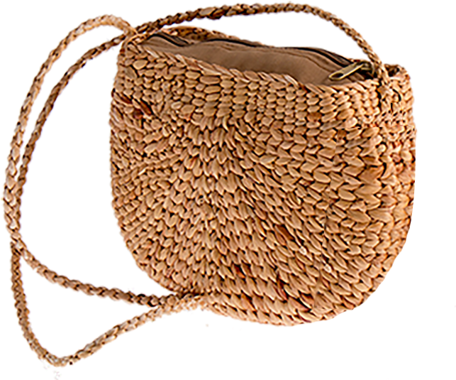 Maya Straw Bag - Shoulder Bag (756x567), Png Download