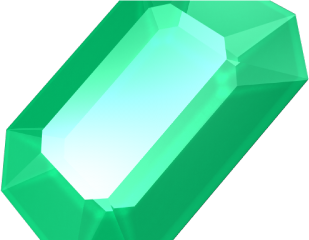 Cartoon Emerald Stone (640x480), Png Download