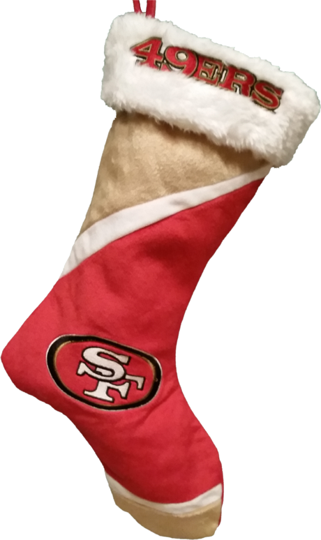 Nfl Team Christmas Stocking San Francisco 49ers More - San Francisco 49ers (460x774), Png Download