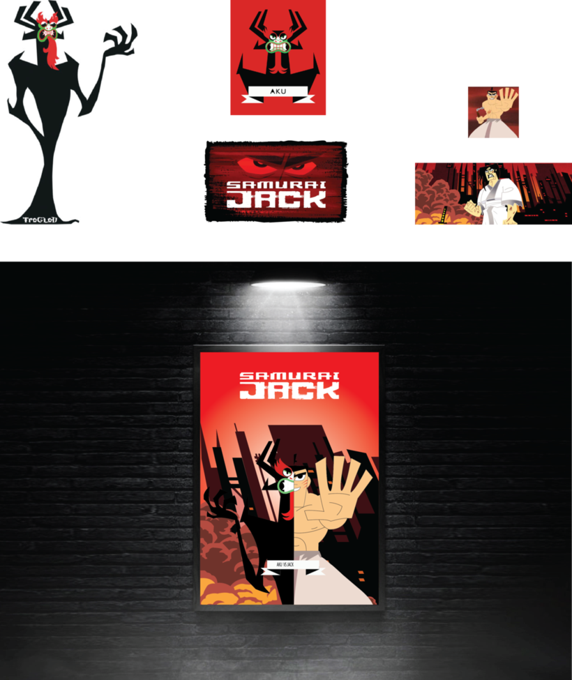 Samurai Jack Por Rodrigo - Graphic Design (820x975), Png Download