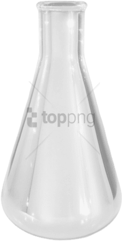 Free Png Download 500ml Silvered Glass Erlenmeyer Flask - Vase (481x948), Png Download