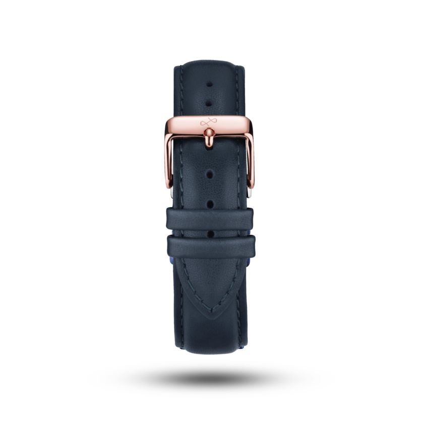 About Vintage Strap Dark Blue, Rose Gold Watch Strap - Strap (1024x1024), Png Download