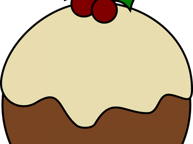 Cartoon Christmas Holly - Clip Art Figgy Pudding (640x480), Png Download