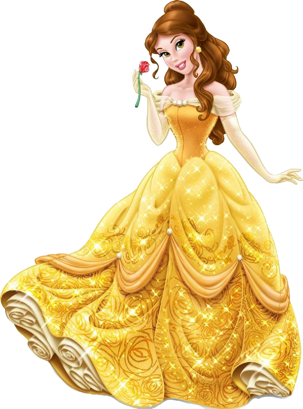 Rose Belle Looking In - Disney Princess Belle (592x800), Png Download