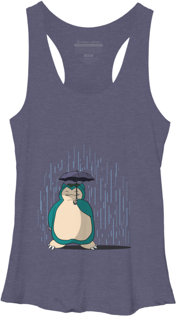 My Neighbor Snorlax Women's Racerback Tank My Neighbor - Active Tank (1200x1200), Png Download