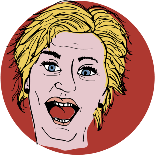 Hillary-illustration - Illustration (600x600), Png Download