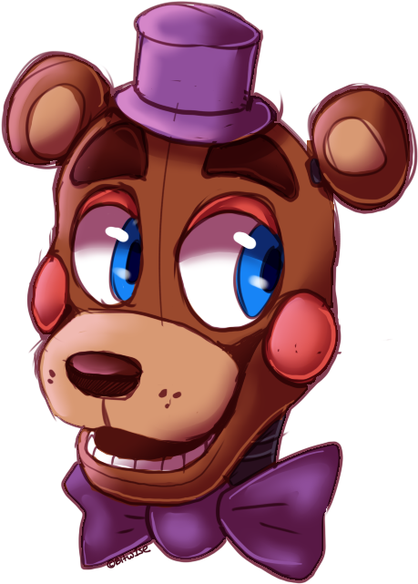 Freddy Fazbear, Fnaf, Five Nights At Freddy's - Cartoon (600x700), Png Download