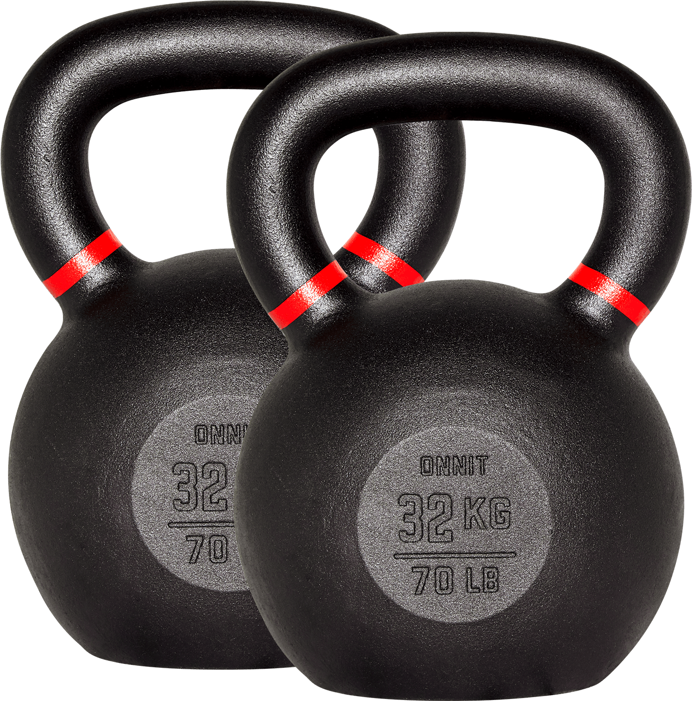 Onnit Double 32kg Kettlebells - Kettlebell (1470x2000), Png Download