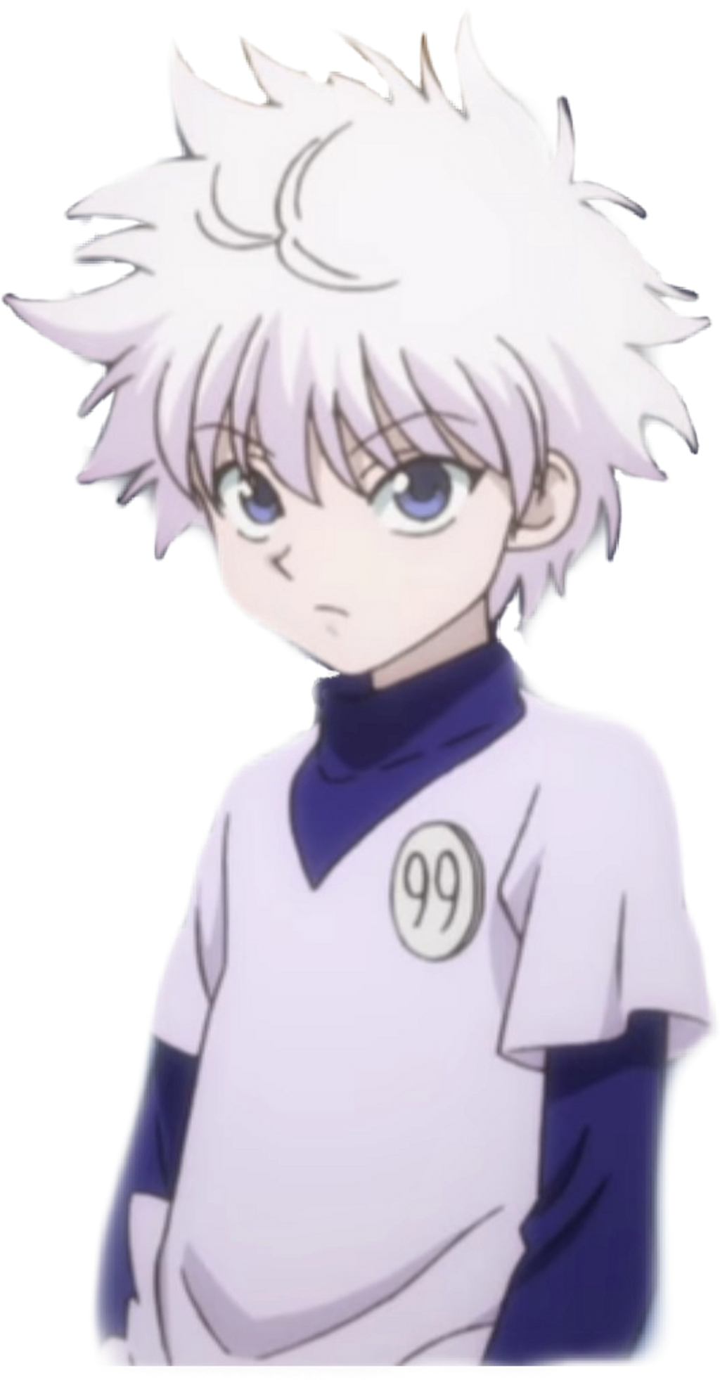 Killua Sticker - Cartoon (1024x1963), Png Download