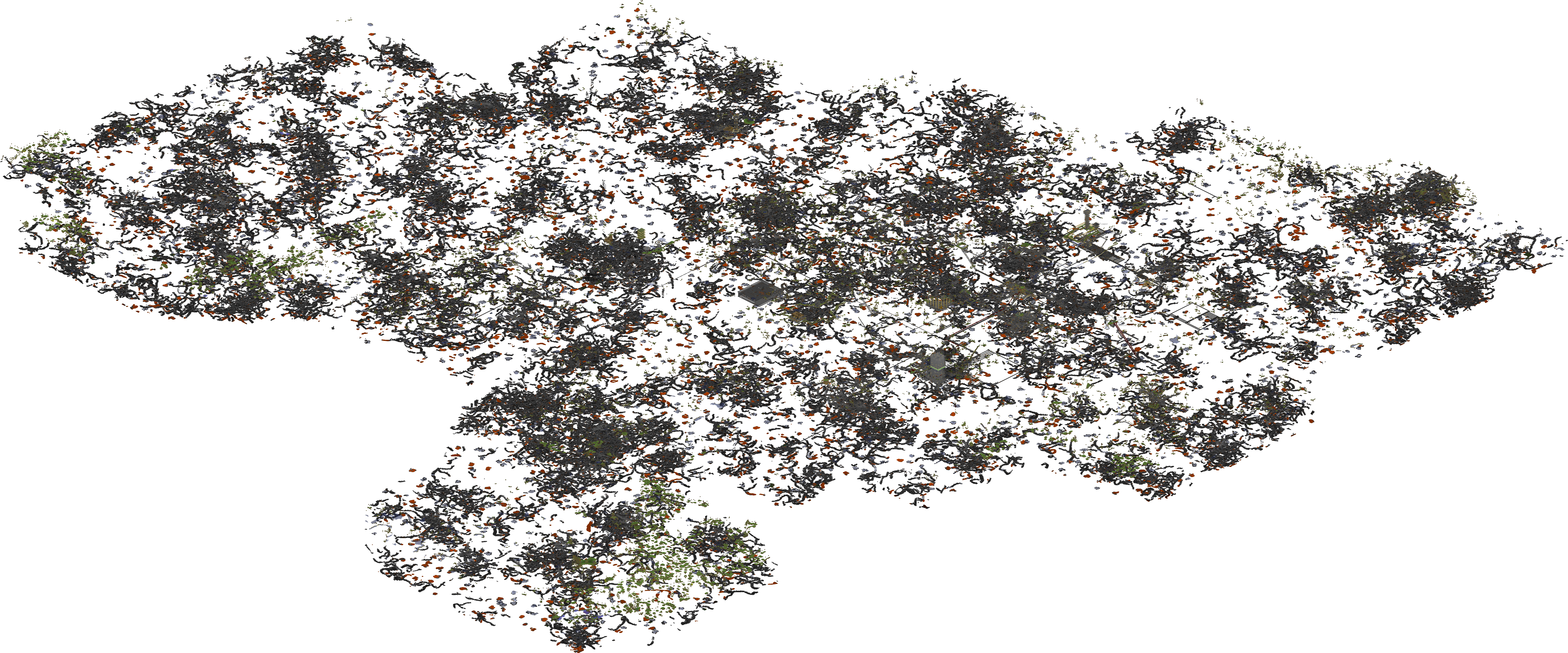 World Cave Iso 270 - Sketch (9536x5024), Png Download